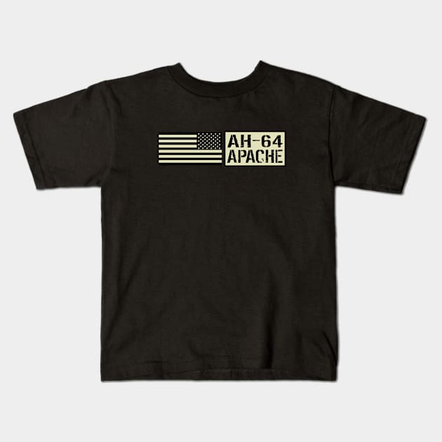 AH-64 Apache Kids T-Shirt by Jared S Davies